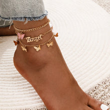 Load image into Gallery viewer, Bohemia Chain Ankle Bracelet Foot Jewelry Boho Starfish key butterfly Charm Anklet Set For Women Accessories - AwakenYourYoniverse AwakenYourYoniverse 29 AwakenYourYoniverse
