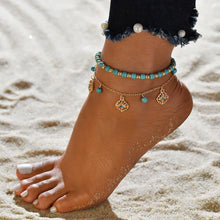Load image into Gallery viewer, Bohemia Chain Ankle Bracelet Foot Jewelry Boho Starfish key butterfly Charm Anklet Set For Women Accessories - AwakenYourYoniverse AwakenYourYoniverse 17 AwakenYourYoniverse

