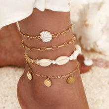 Load image into Gallery viewer, Bohemia Chain Ankle Bracelet Foot Jewelry Boho Starfish key butterfly Charm Anklet Set For Women Accessories - AwakenYourYoniverse AwakenYourYoniverse 34 AwakenYourYoniverse
