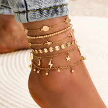 Load image into Gallery viewer, Bohemia Chain Ankle Bracelet Foot Jewelry Boho Starfish key butterfly Charm Anklet Set For Women Accessories - AwakenYourYoniverse AwakenYourYoniverse 30 AwakenYourYoniverse
