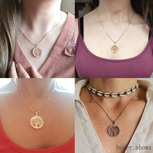 Load image into Gallery viewer, Tree of Life Crystal Pendant Necklace
