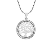Load image into Gallery viewer, Tree of Life Crystal Pendant Necklace
