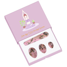 Load image into Gallery viewer, Natural Undrilled Crystal Yoni Eggs and Wand Set
