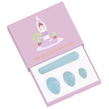 Load image into Gallery viewer, Natural Undrilled Crystal Yoni Eggs and Wand Set

