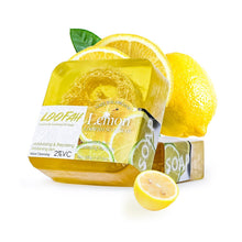 Load image into Gallery viewer, Handmade Loofah Soap - AwakenYourYoniverse AwakenYourYoniverse Loofah Lemon AwakenYourYoniverse Natural Cleansing Soaps
