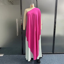 Load image into Gallery viewer, Maxi Dresses Casual One Shoulder Loose Slit
