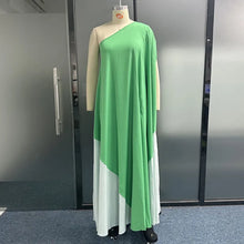 Load image into Gallery viewer, Maxi Dresses Casual One Shoulder Loose Slit
