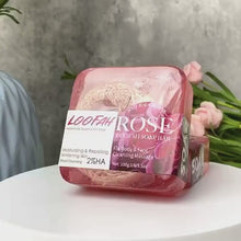 Load and play video in Gallery viewer, Natural Organic Loofah Soap
